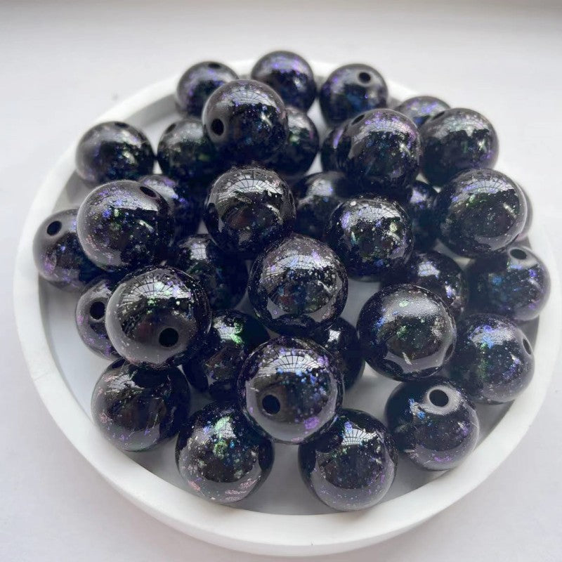 Wholesale of 500PCS Starry Sky Plastic/Resin Beads